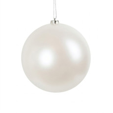 Imagem de BOLA NATALINA PEROLADA 20CM PEROLA - Grillo Ltda