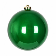 Imagem de BOLA NATALINA PEROLADA 15CM VERDE - Grillo Ltda