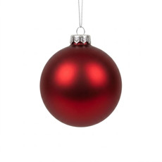 Imagem de BOLA NATALINA FOSCA 15CM VERMELHO - Grillo Ltda