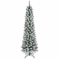 Imagem de ARVORE NATAL GEORGIA SLIM NEVADA 250 TIPS 150CM VERDE - Grillo Ltda