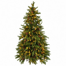 Imagem de ÁRVORE DE NATAL DECORATIVA VERDE COM LED 270CM - GRILLO - Grillo Ltda